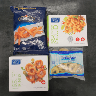 Squid Coated Rings/Chunks/Strips FROZEN