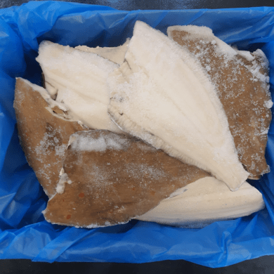 Plaice Fillets Skin On 4.54kg FROZEN